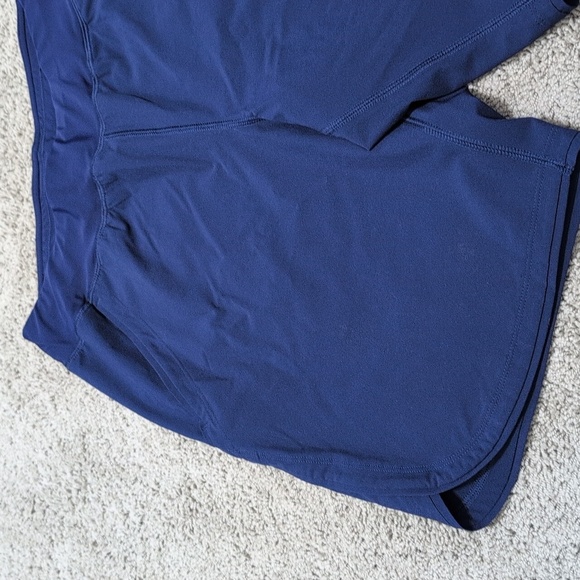 Lands End Long 9" Board Shorts Deep Sea Navy Blue Size 10 - Picture 3 of 12